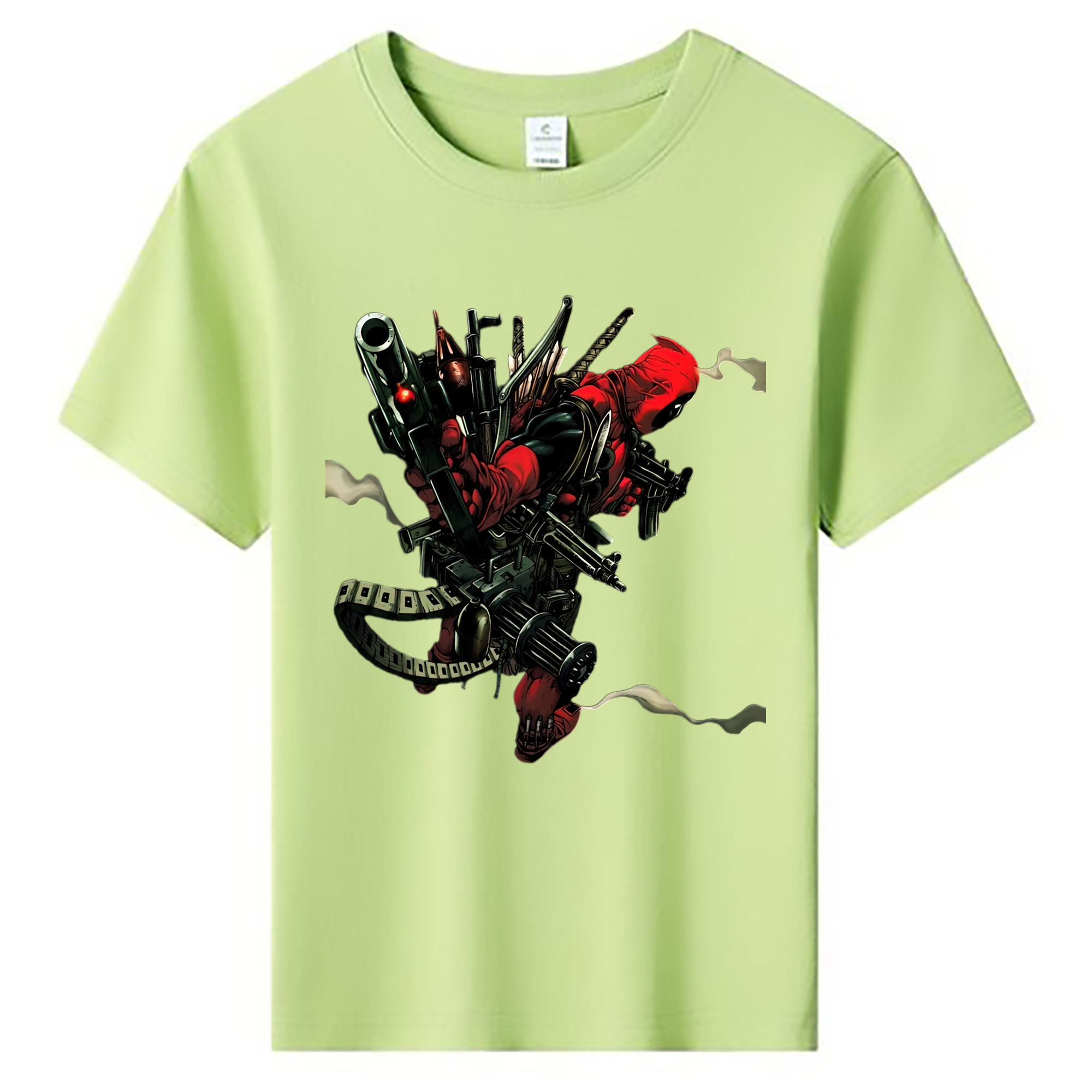 （画像用） Deadpool デッドプール 綿100％キッズTシャツ（フロントプリント）